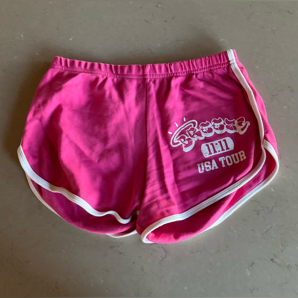 Chris Brown R&B 11:11 Tour Concert Freak Hot Pink Shorts Los Angeles Apparel XL
